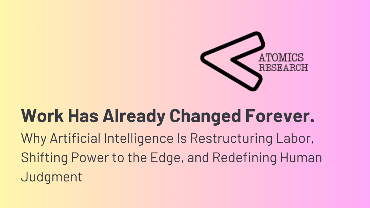 AI Has Already Changed Work Forever